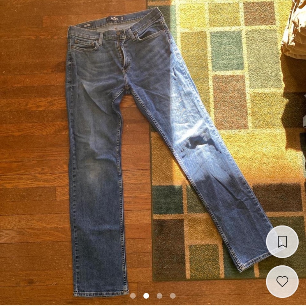 hollister slim straight jeans